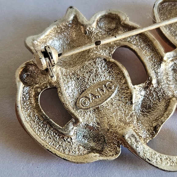 Vintage AJMC Halloween Cat Enamel Pin - Picture 6 of 9